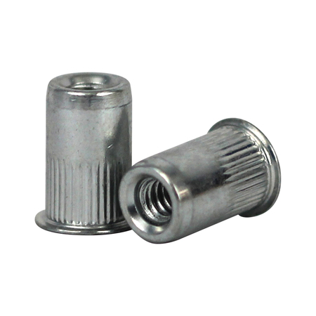 G.L. HUYETT Rivet Nut, 1/4"-20 Thread Size, 0.455 in Flange Dia., .580 in L, 300 Stainless Steel BTI-CAK1-2520-165/B1